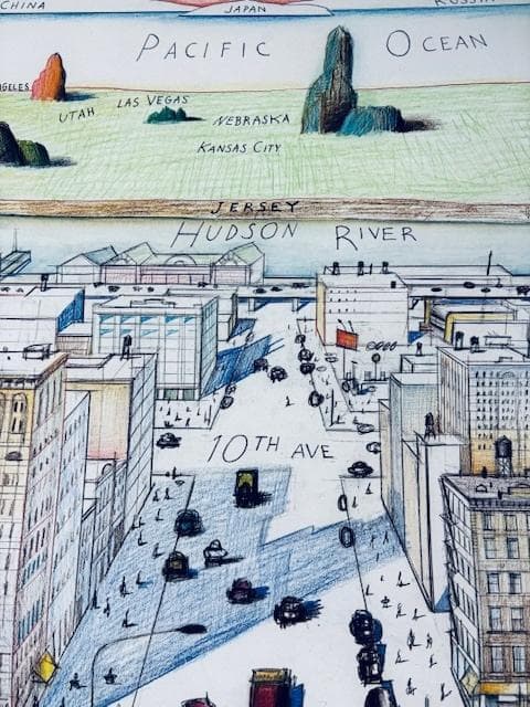 額装品/Vista del1976 スタインバーグ/アート/ポスター/インテリア