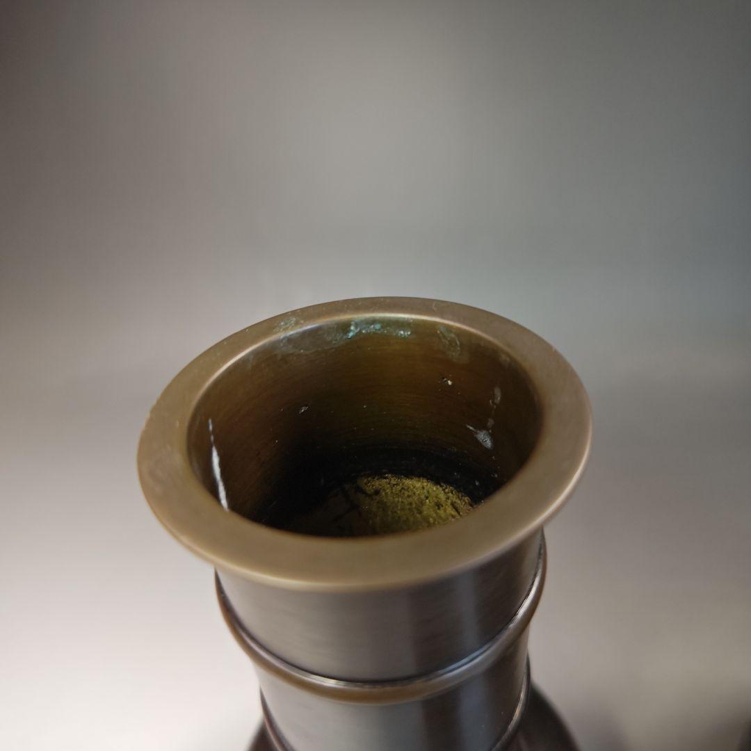 イ527 皆具『鋳師　金森浄栄』『唐銅　皆具　共箱』水指　杓立　蓋置　建水