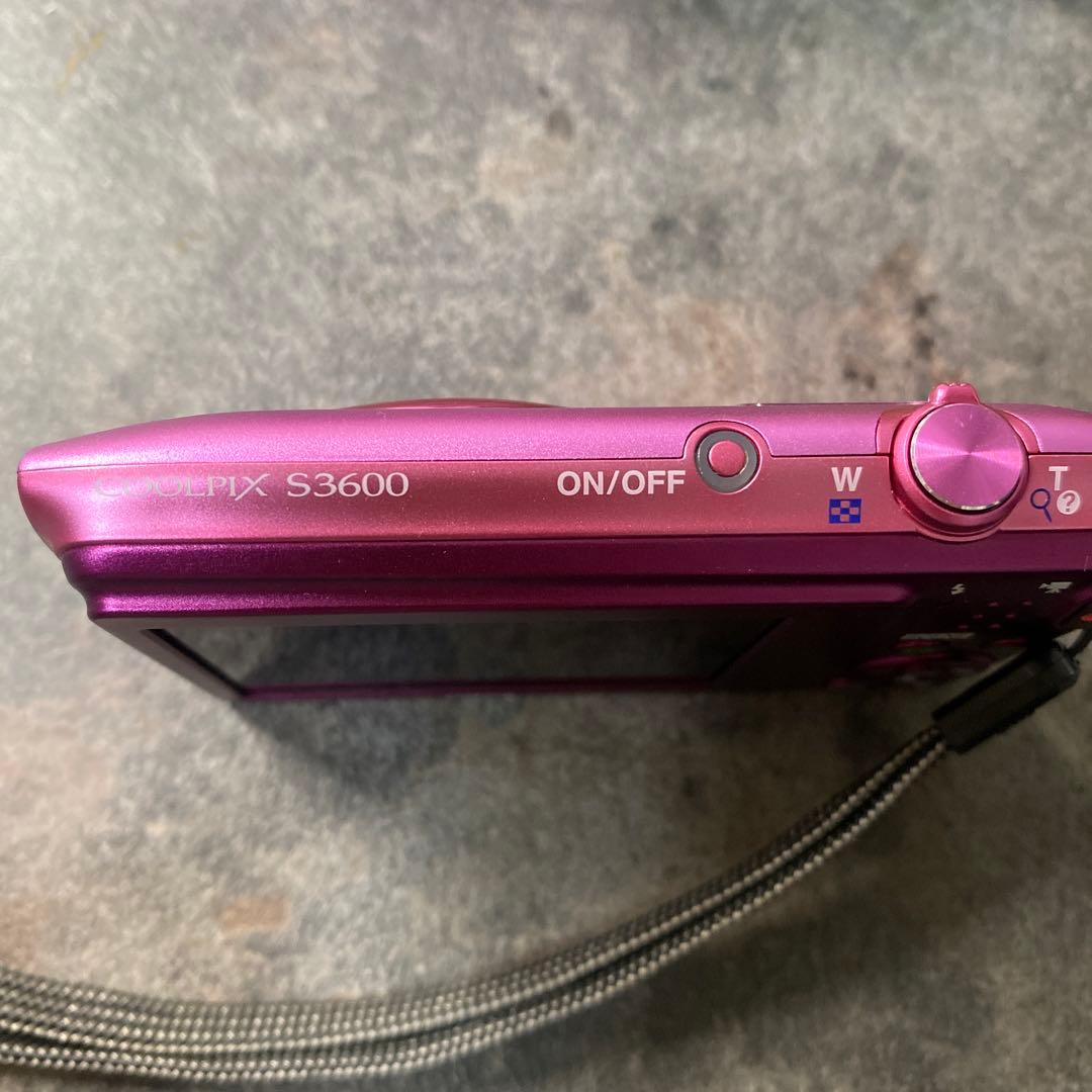 Nikon ニコン COOLPIX S3600 ピンク