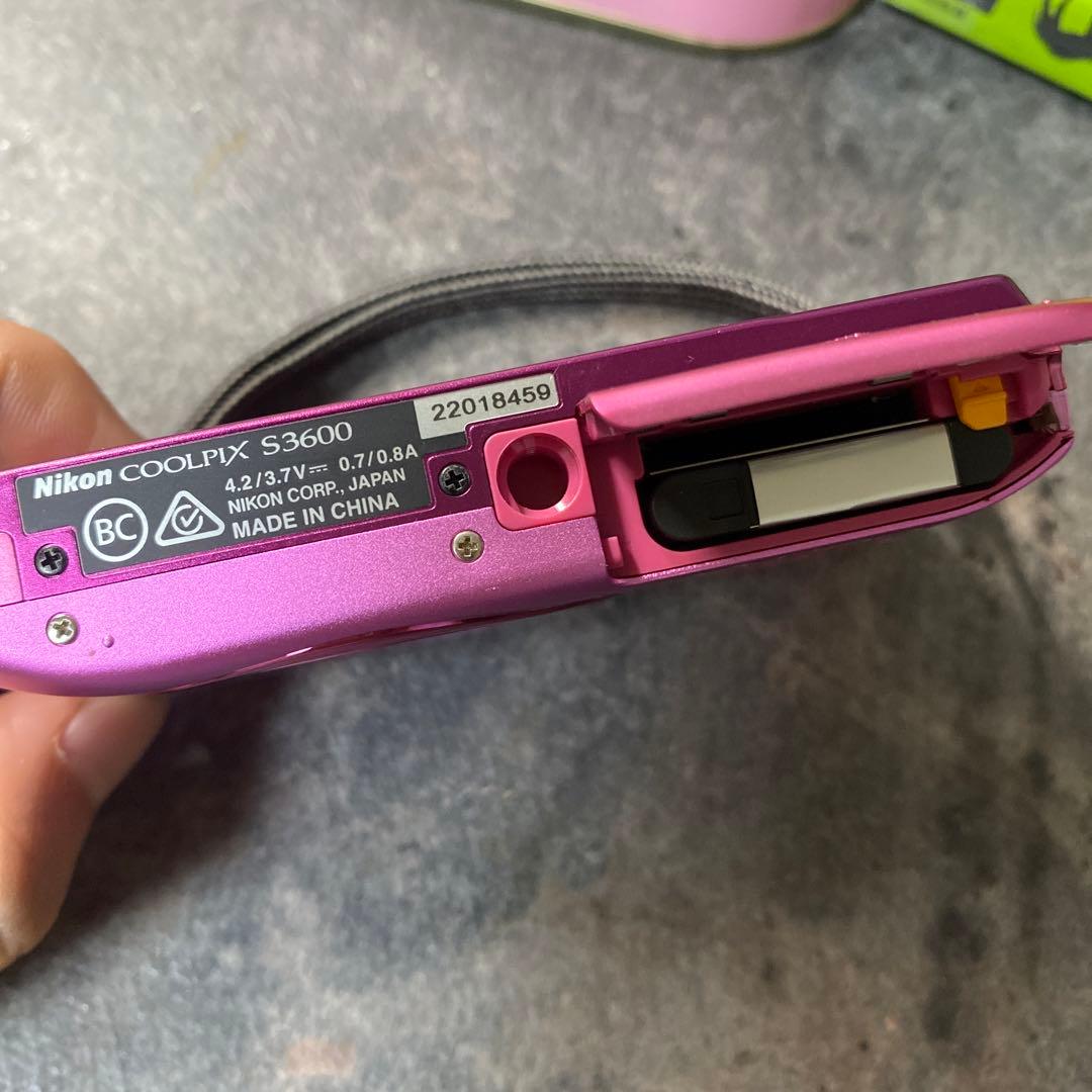Nikon ニコン COOLPIX S3600 ピンク