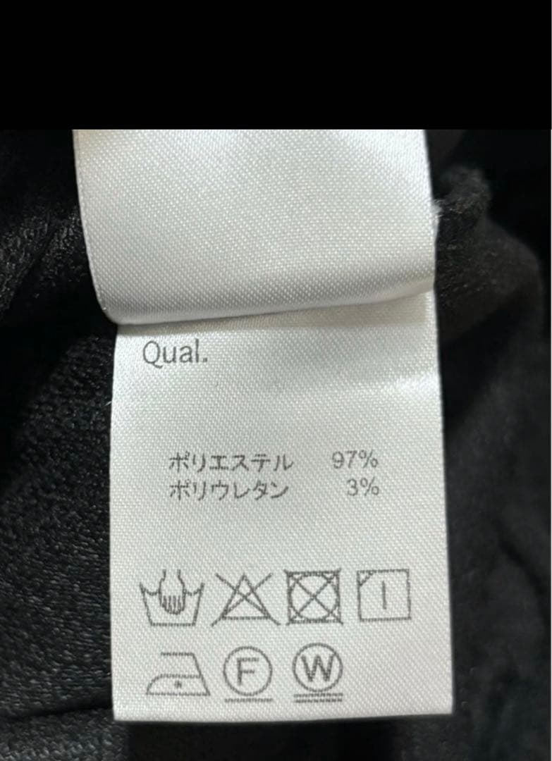 新品未使用　CAMBIO カンビオ【L】ヘリンボーン柄　サルエルパンツ ブラック