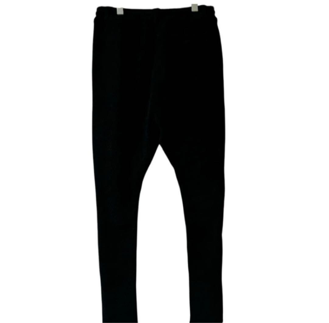 新品未使用　CAMBIO カンビオ【L】ヘリンボーン柄　サルエルパンツ ブラック