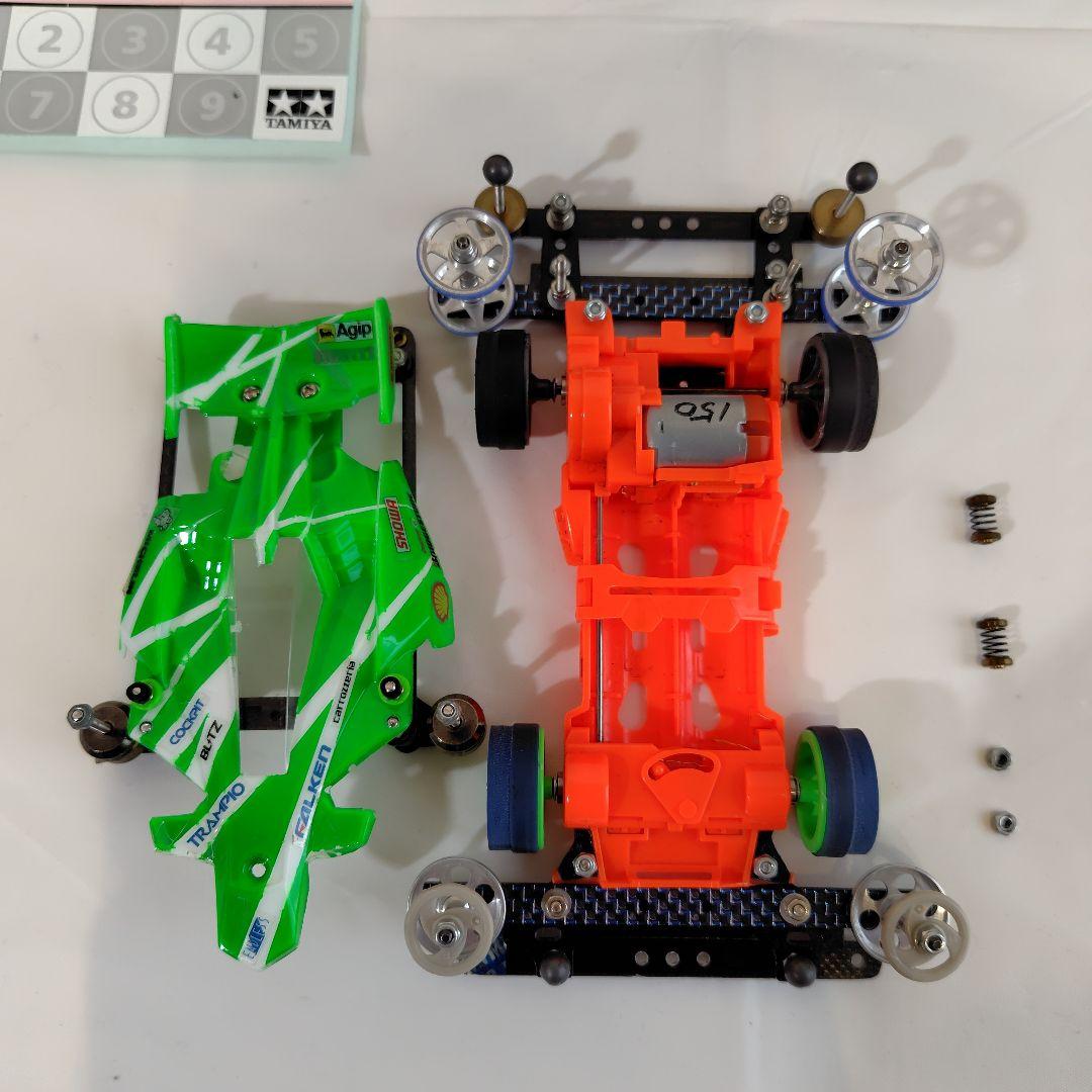 タミヤ　ミニ四駆　パーツ　ポータブルピット　カーボン　限定　引退セット