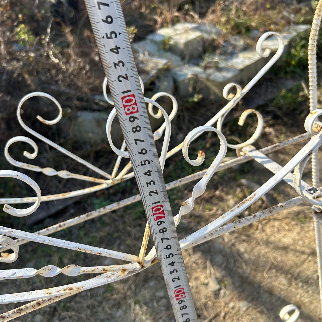 昭和　アンティーク　ガーデニング　シャビー アイアン　直接お渡し限定