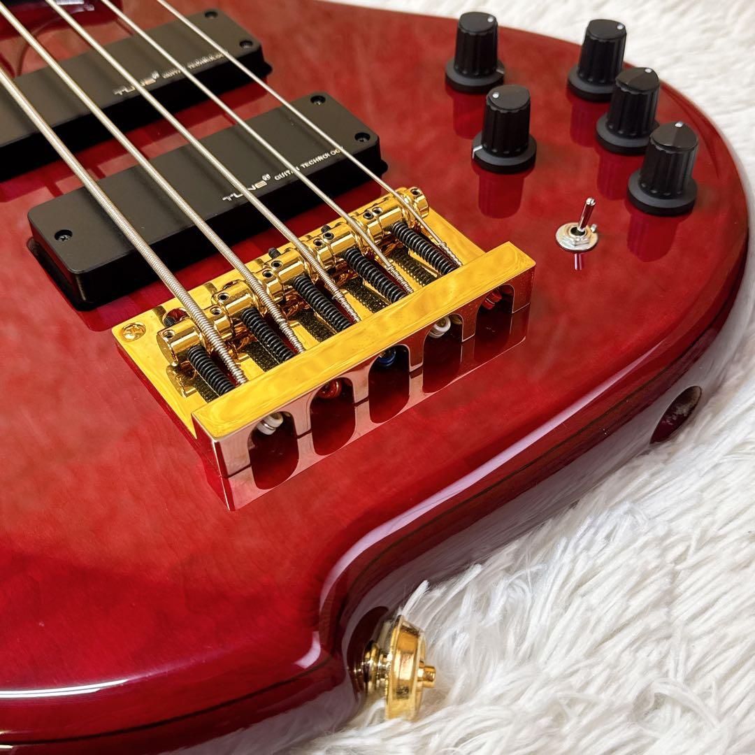 TUNE TWB-5 LED 5弦ベース チューン レッド 赤