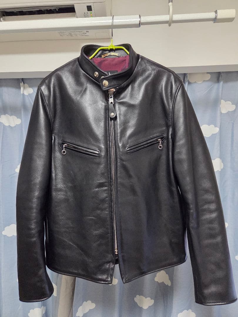 Schott 641XX サイズ38 ショット 牛革 美品 シングルライダース