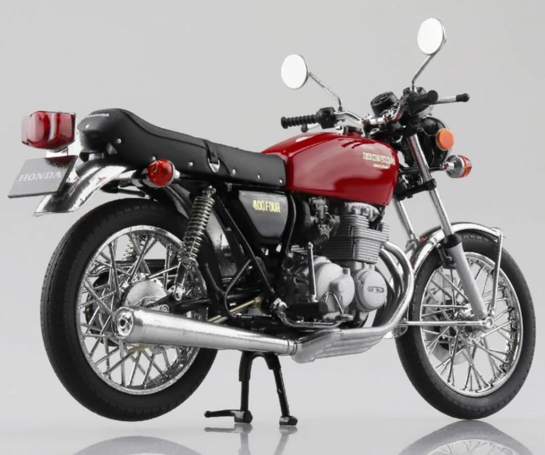 アオシマ スカイネット 1/12 ホンダ CB400FOUR ライトルビーレッド