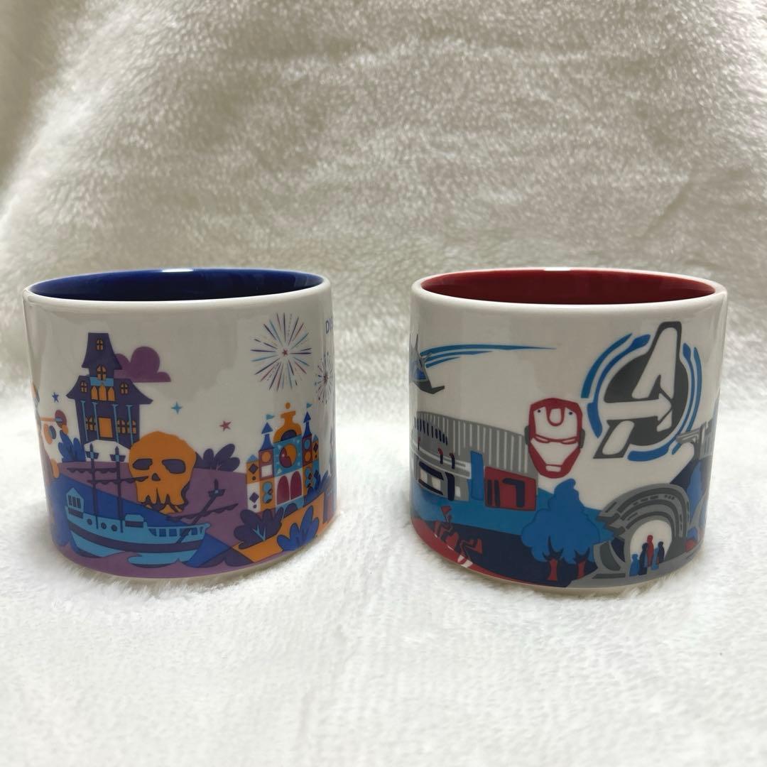 スターバックス ディズニーランド　アベンジャーズ　パリ マグカップ　箱無し