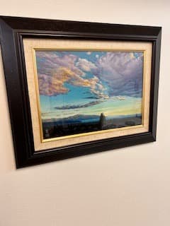 雲海洋次★遠望★油彩★真作★美品★