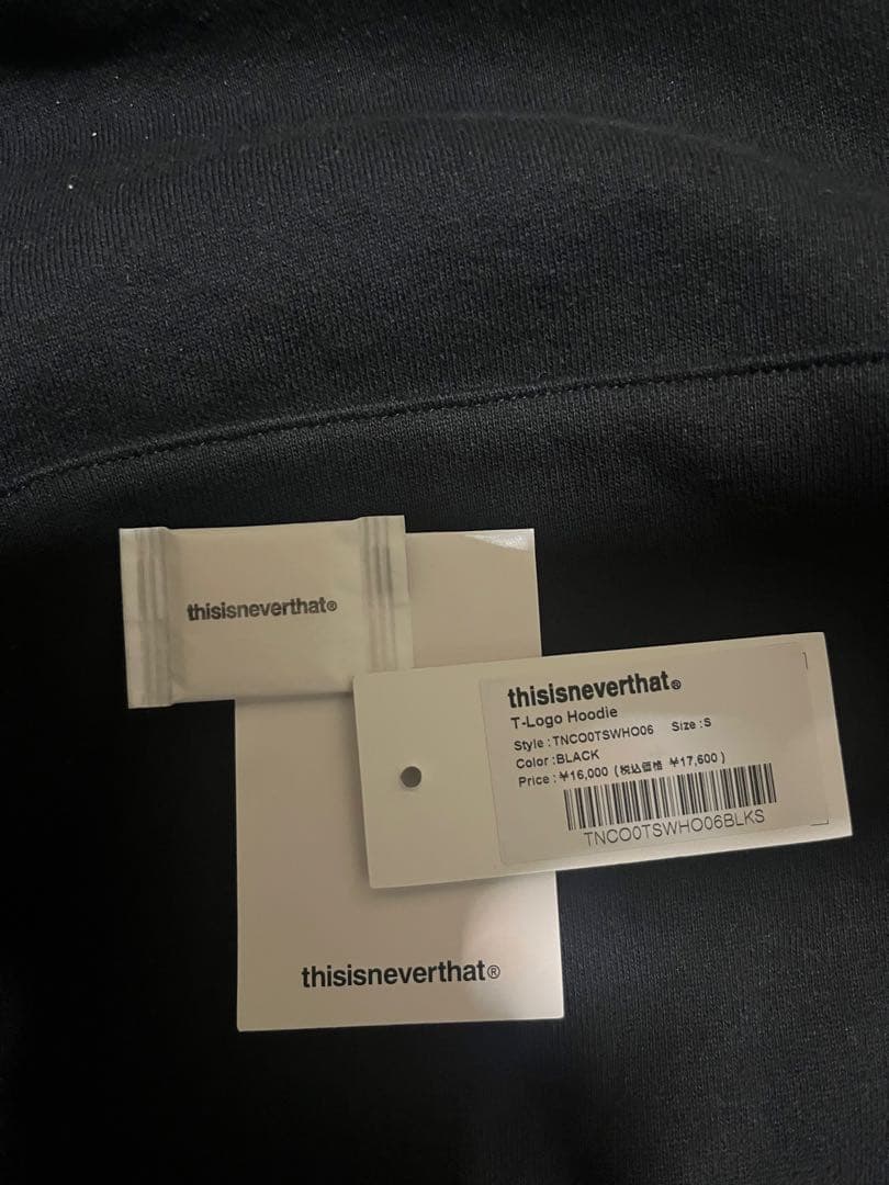 thisisneverthat ブラックパーカー