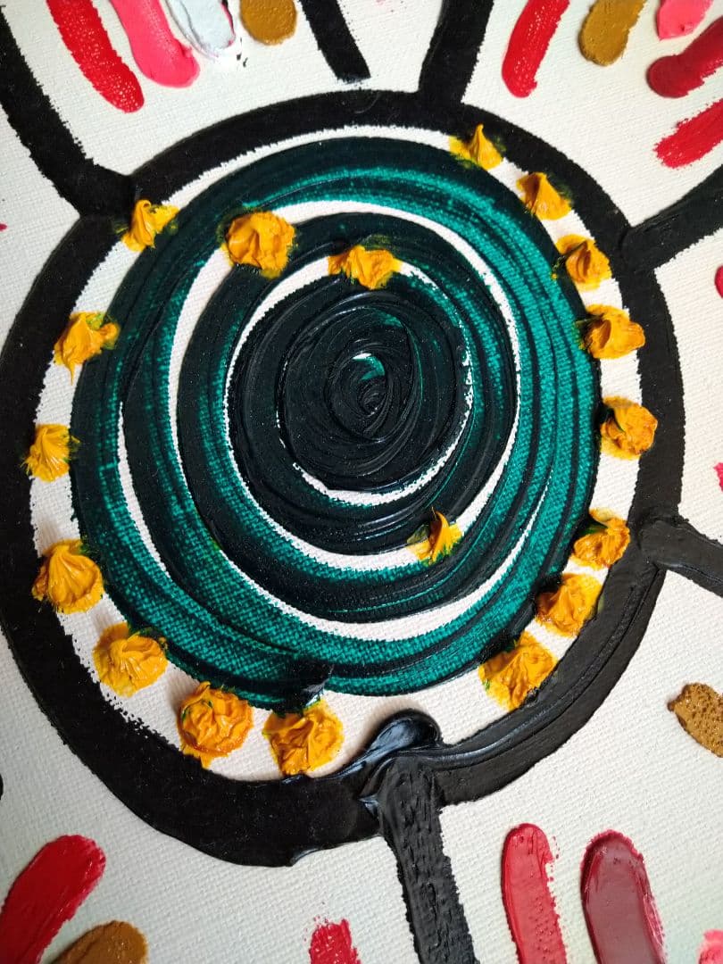 a１点物・今井アレクサンドルのアクリル画