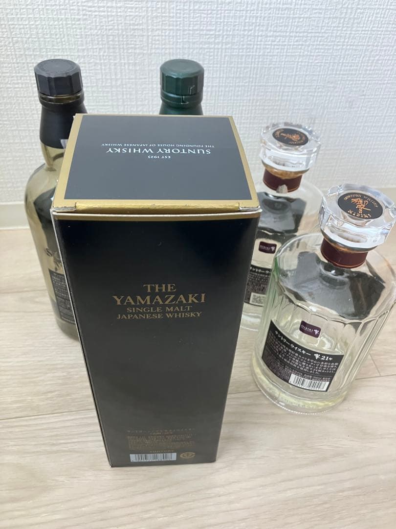 【空瓶】山崎18年、白州18年、響21年