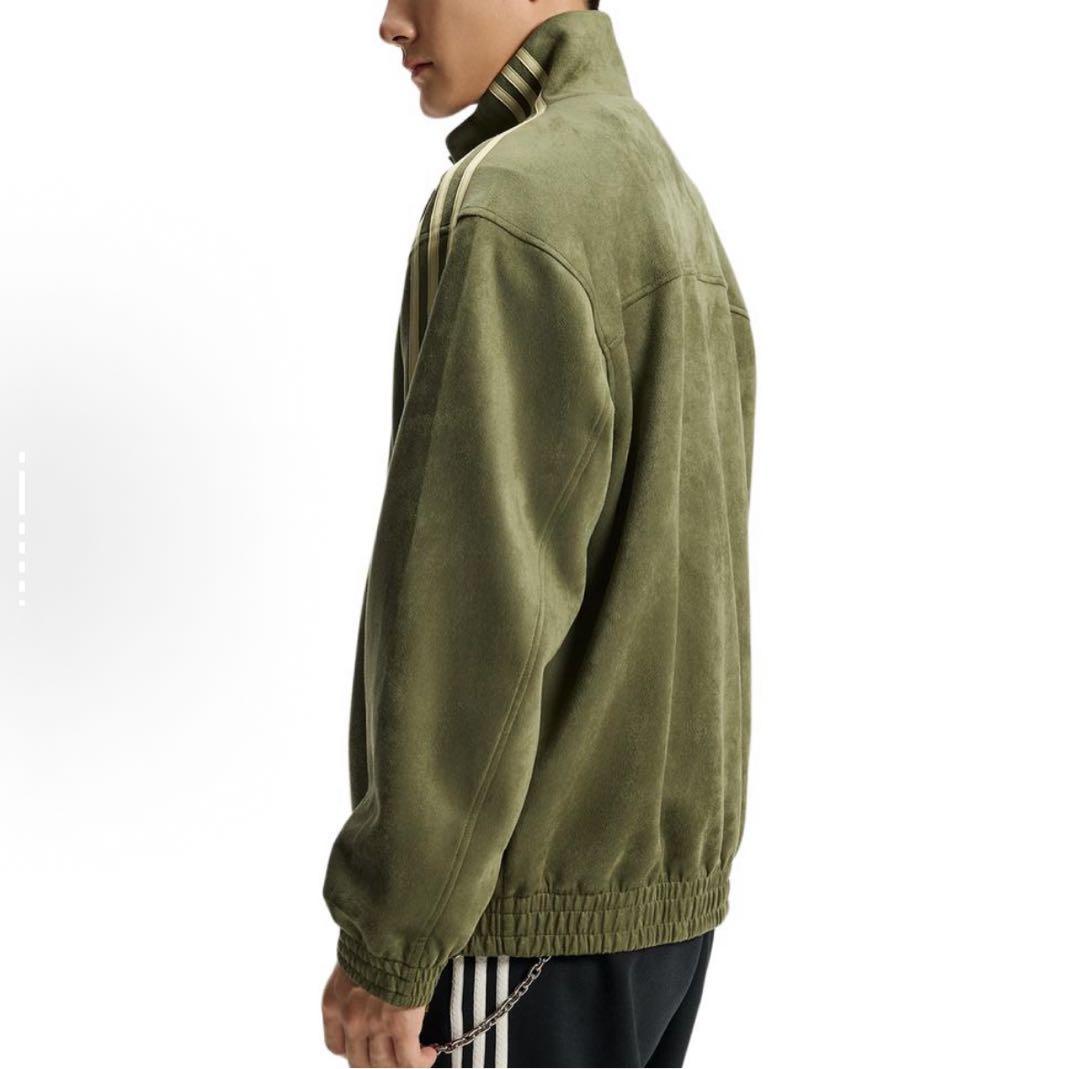 海外限定XL Adidas チャイナトラックジャケット グリーン　KT3847