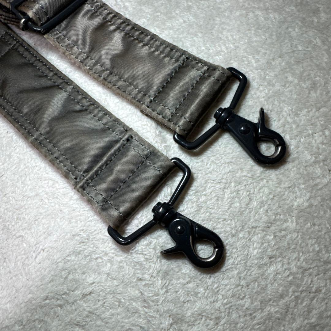 69 美品　ポーター　タンカー　ビジネスバッグ　2way グレー　シルバー