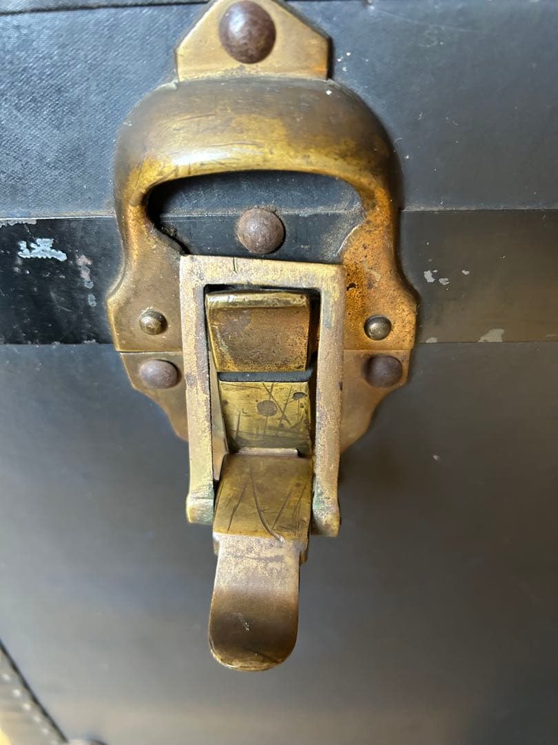 トランク　アンティーク　衣装ケース