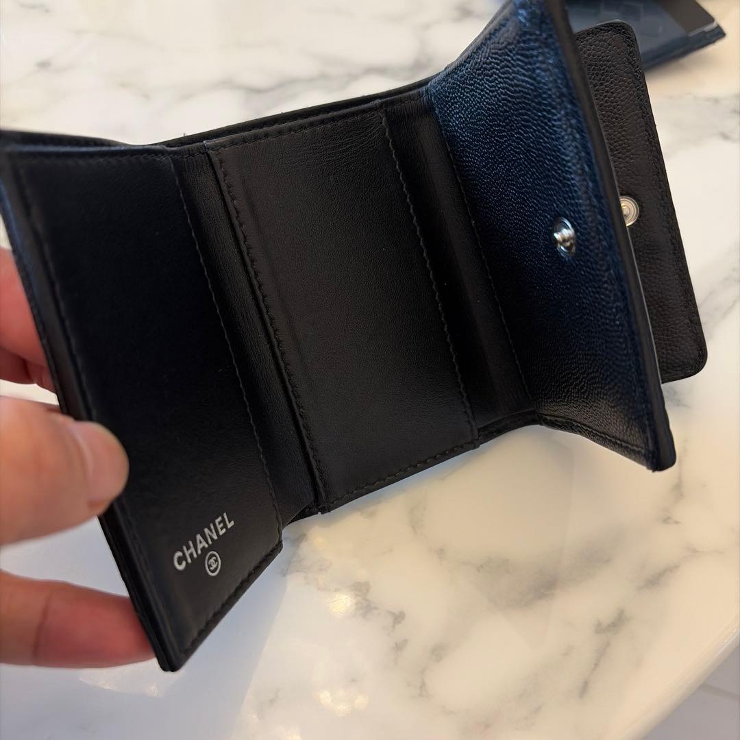 CHANEL ボーイシャネル 三つ折り財布