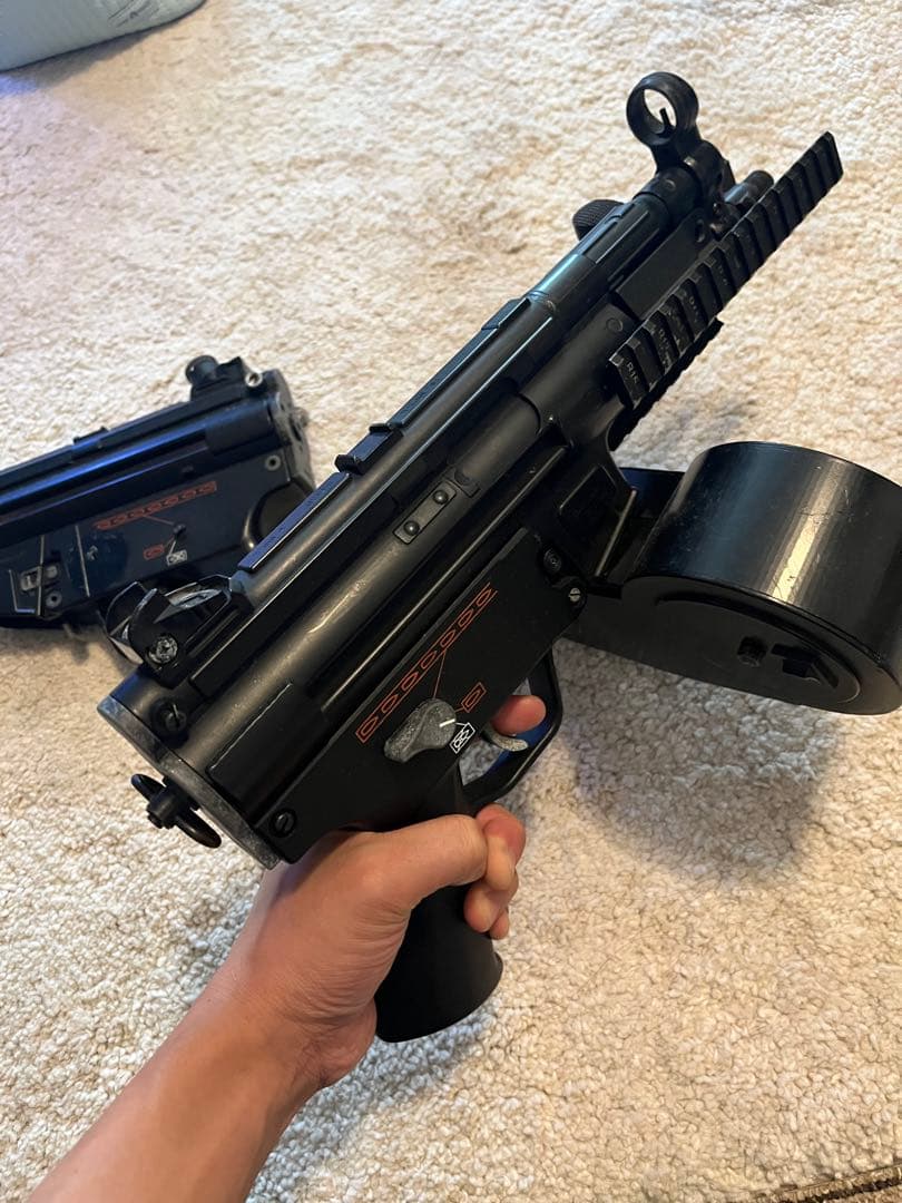 電動ガン mp5kドラムマガジン付き