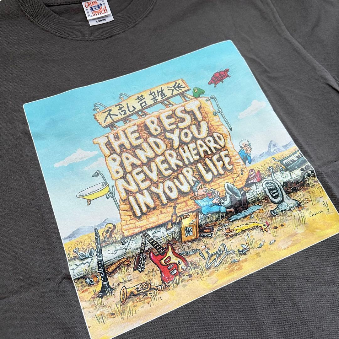 希少☆フランクザッパ☆バンドTシャツ☆グレー☆Lサイズ☆ツアーTシャツ