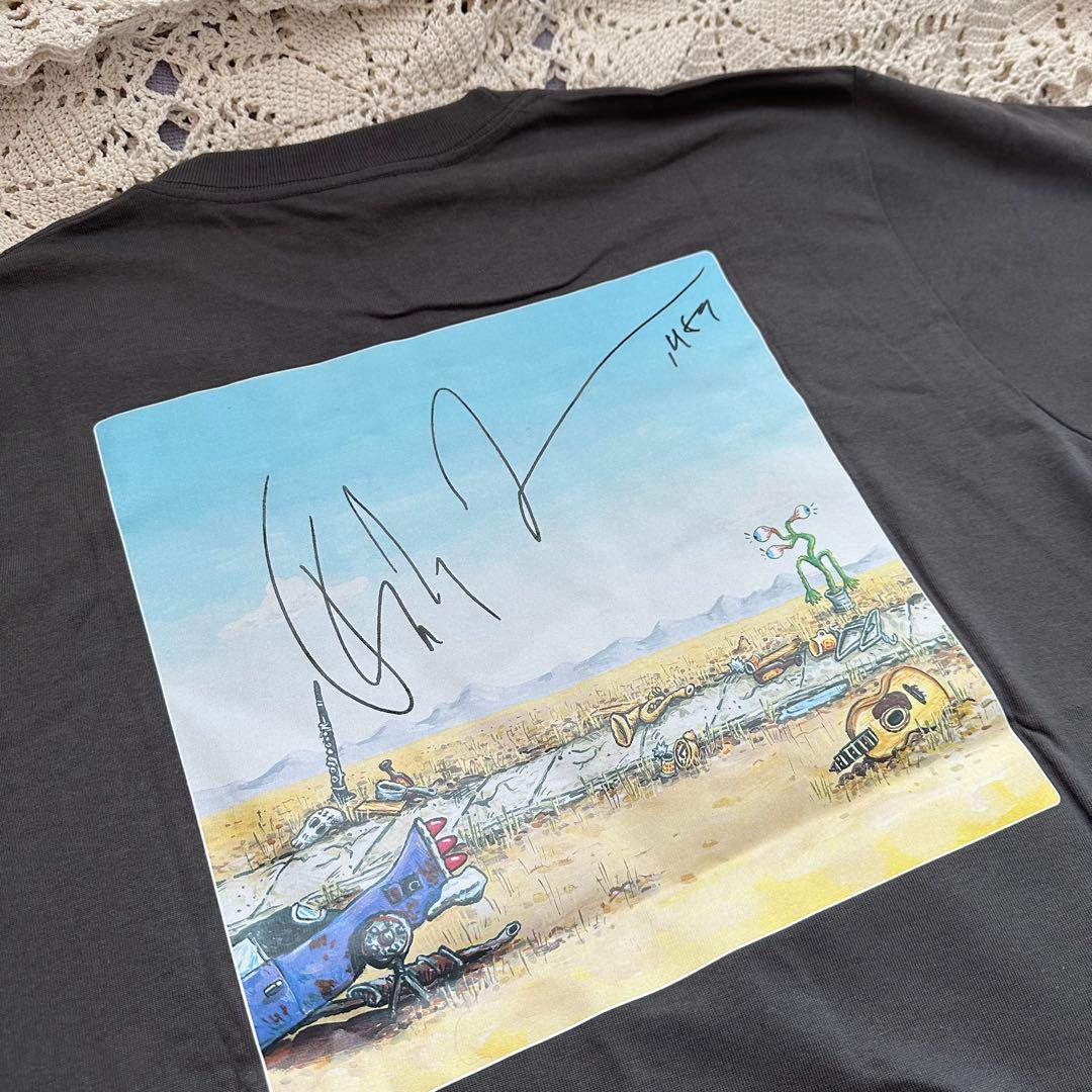 希少☆フランクザッパ☆バンドTシャツ☆グレー☆Lサイズ☆ツアーTシャツ