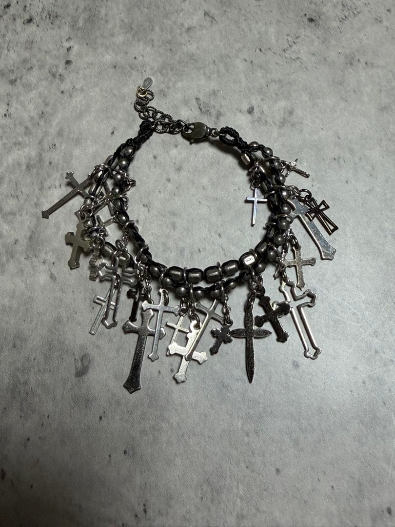 クロスチャーム シルバーブレスレット