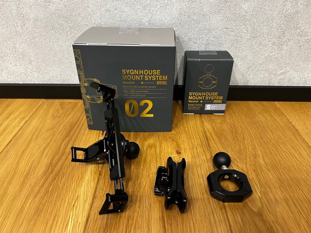 サインハウス スマホホルダー ブラック バイク スマホ SYGN HOUSE