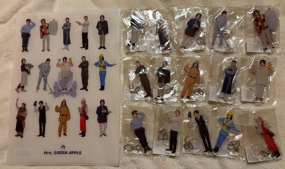 Mrs.GREEN APPLE ライラック　クリアファイル　アクスタ15種類