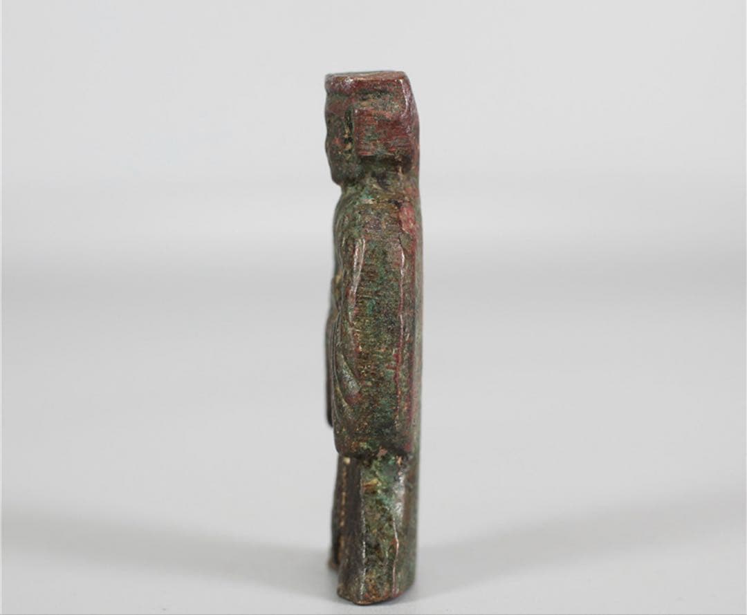 中国 明時代 道教像 金銅仏 道教 不老長生 風水 仏像 仏教美術 骨董 古美術