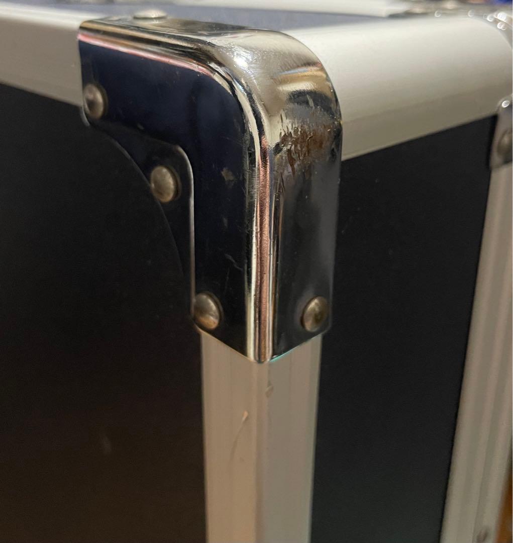 【大型】ギター ベース用エフェクターケース エフェクターボード ネイビー