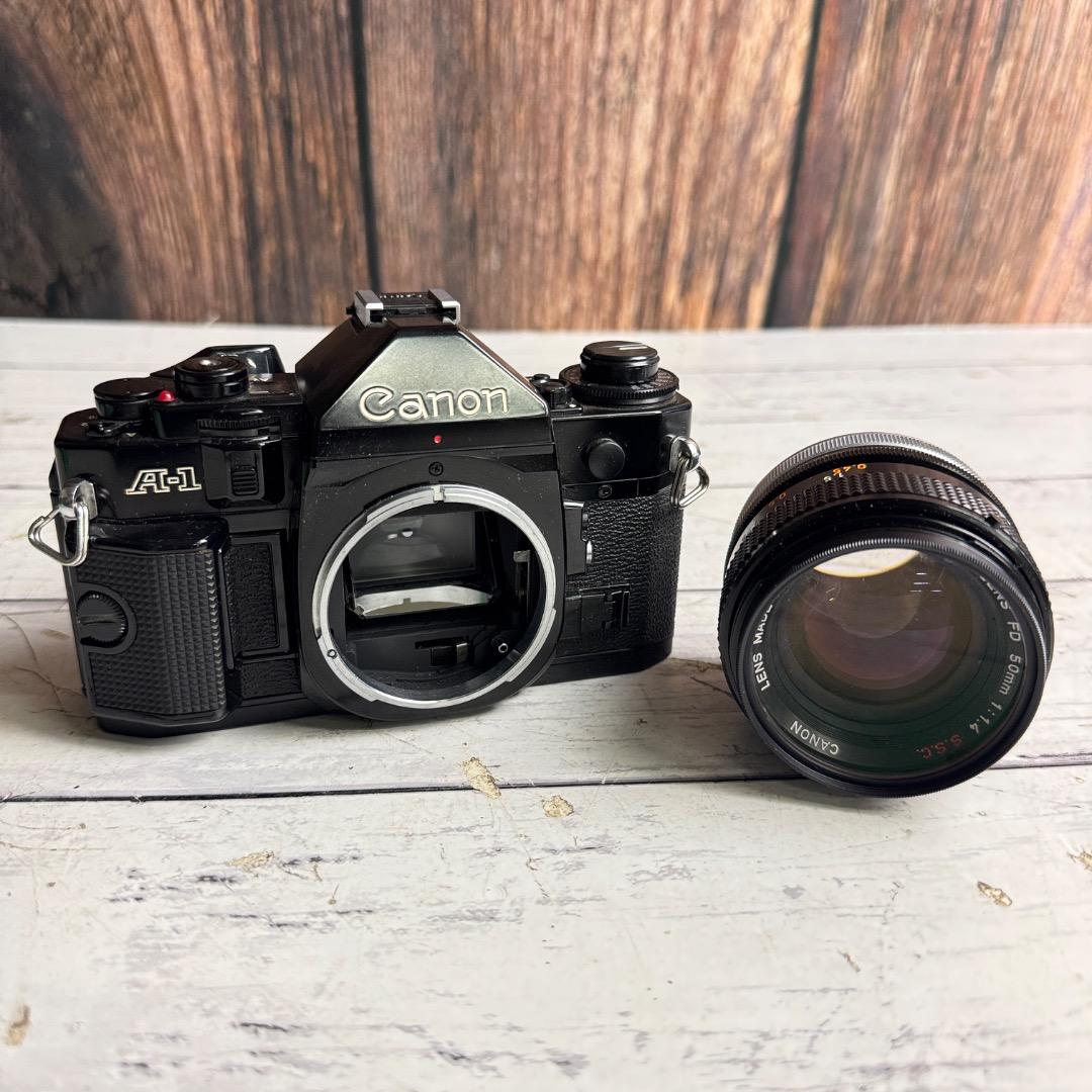 CANON A-1 一眼レフ LENS FD 50mm 1:1.4 キャノン