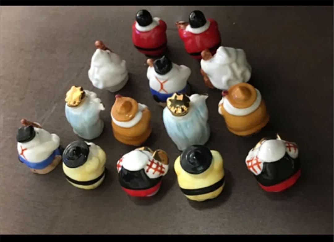 クリスマスの贈り物に✥ミニチュアサイズ サンタのオーケストラ 2セット新品未使用