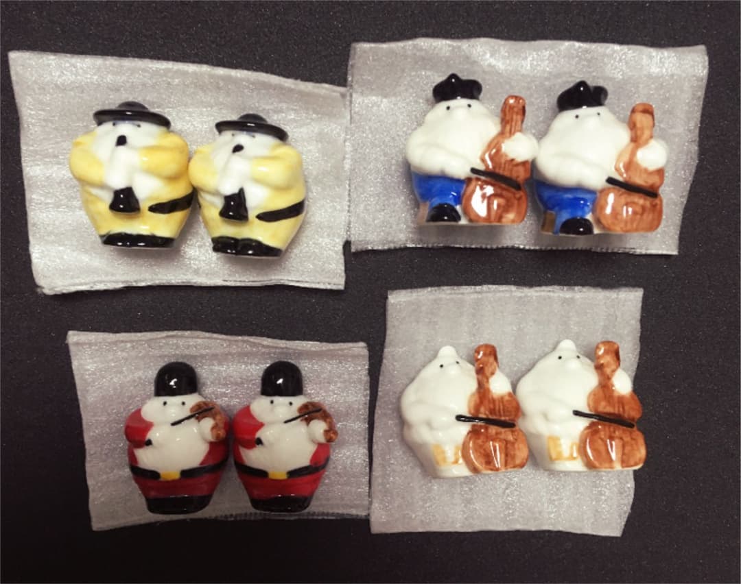 クリスマスの贈り物に✥ミニチュアサイズ サンタのオーケストラ 2セット新品未使用