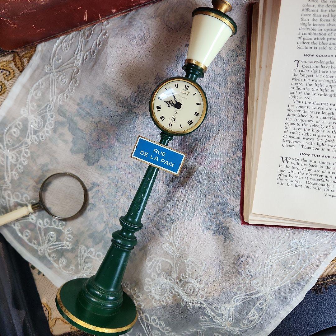 ジャガールクルト 置時計 街灯 アンティーク 手巻き