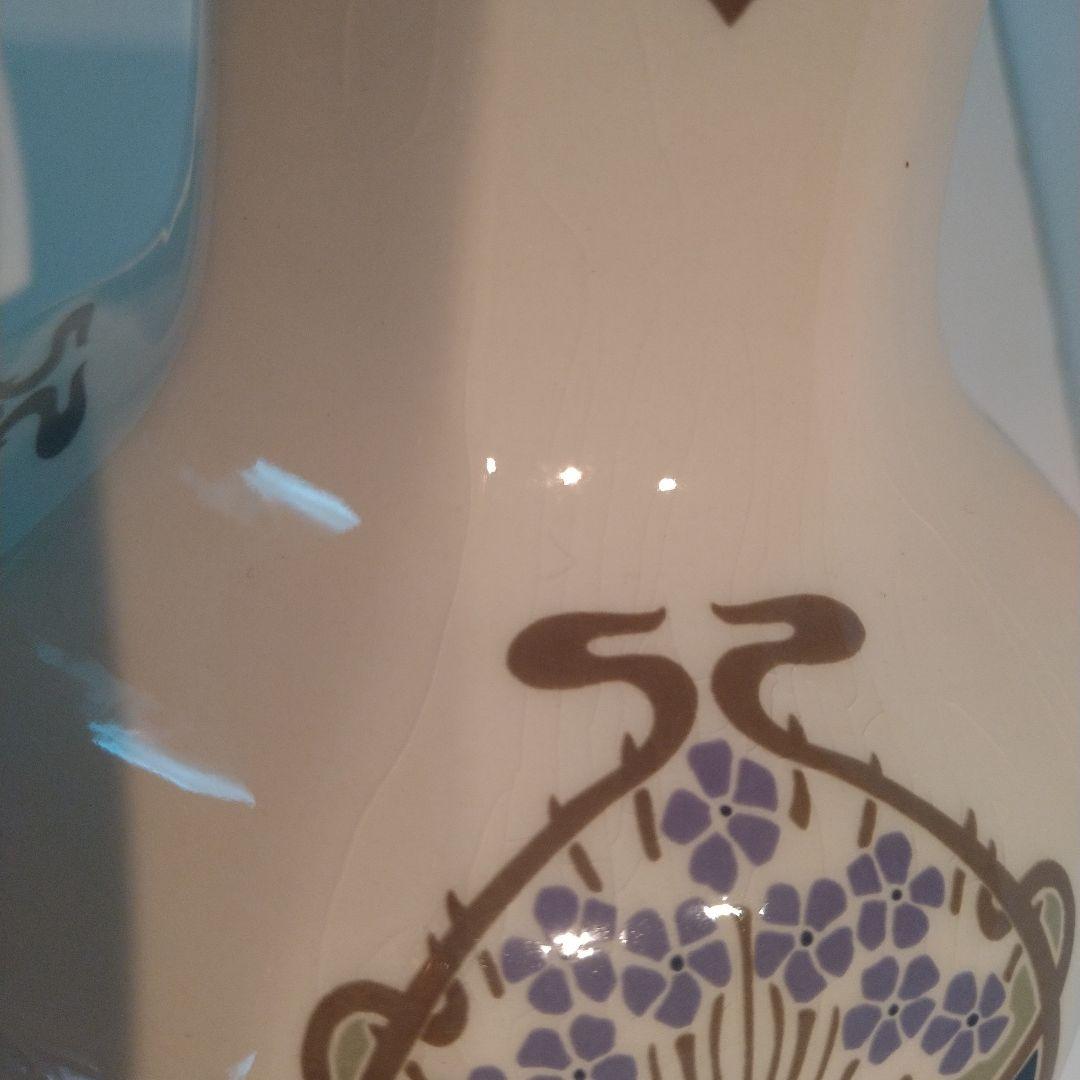 LIBERTY リバティ　アールヌーヴォー風 陶器花瓶