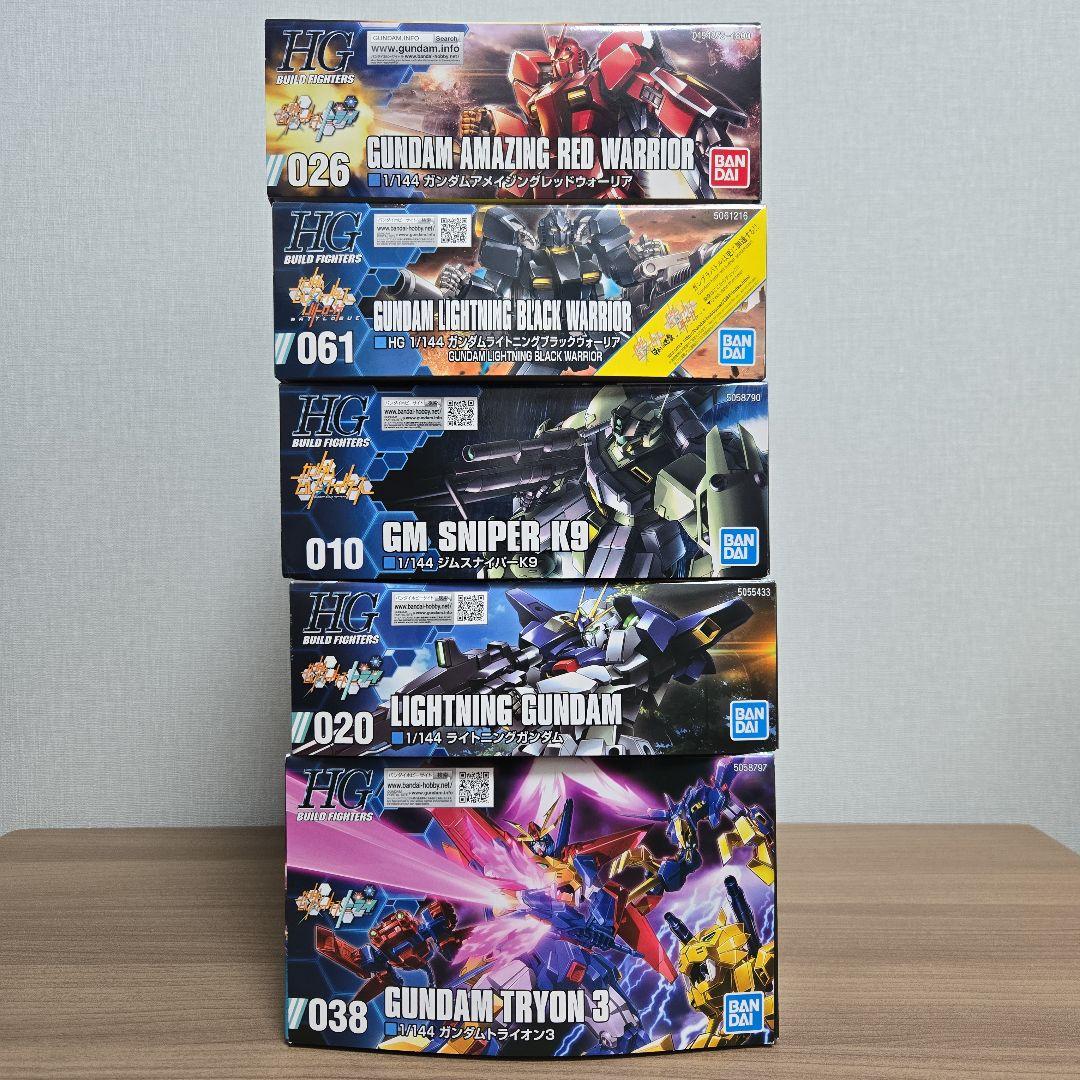 HGBF ガンプラまとめ売り 5点セット