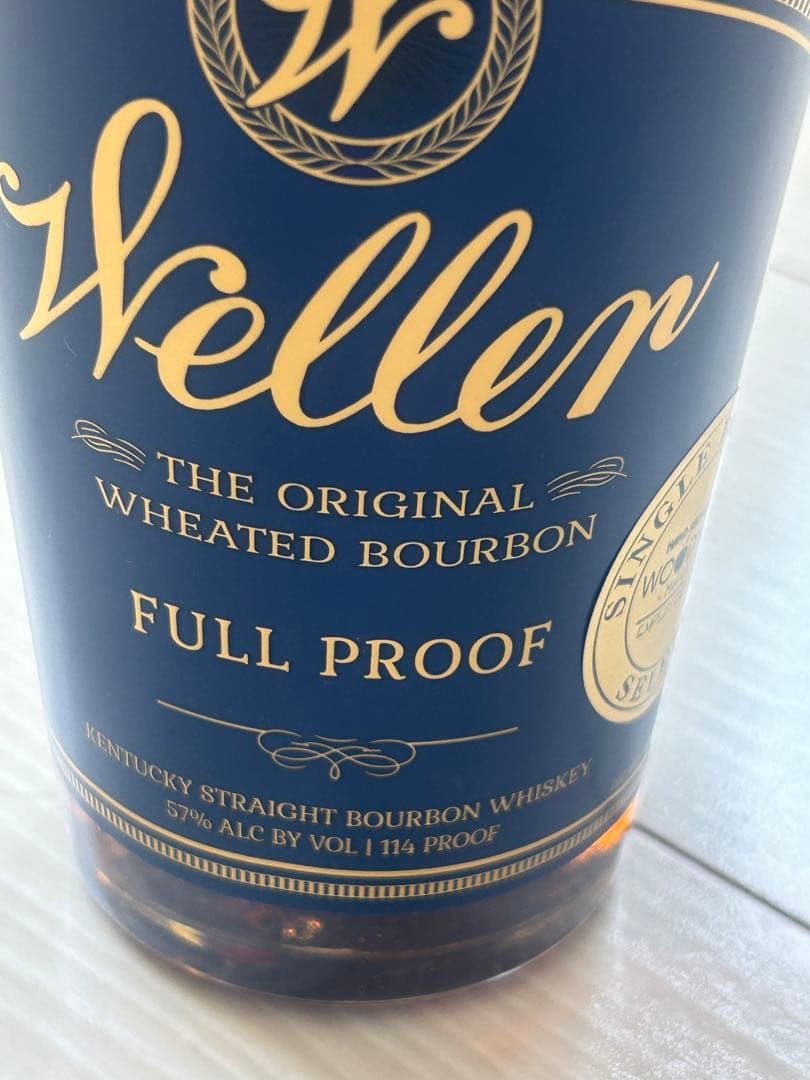 ウェラーフルプルーフバーボンウィスキー【箱無】