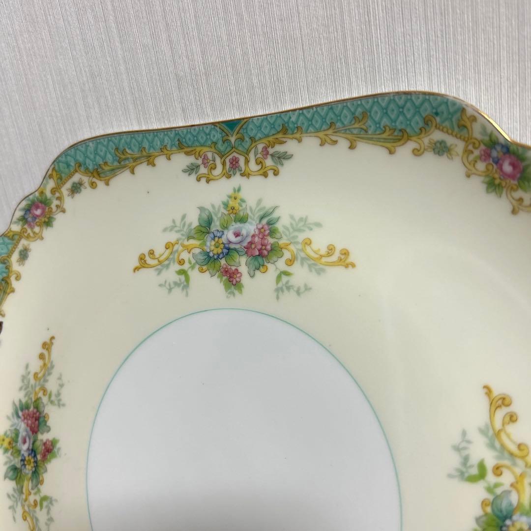 オールドノリタケ　アンティーク　ケーキプレート　お皿　金彩