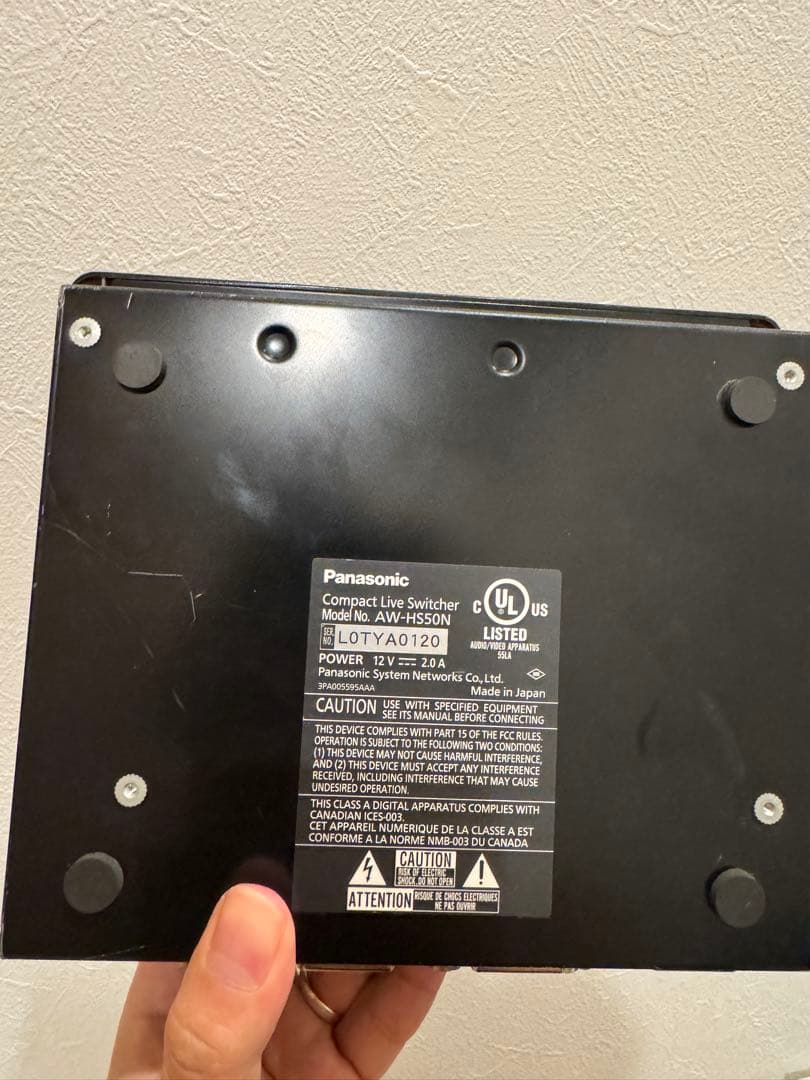Panasonic AW-HS50｜コンパクトライブスイッチャー｜動作確認済