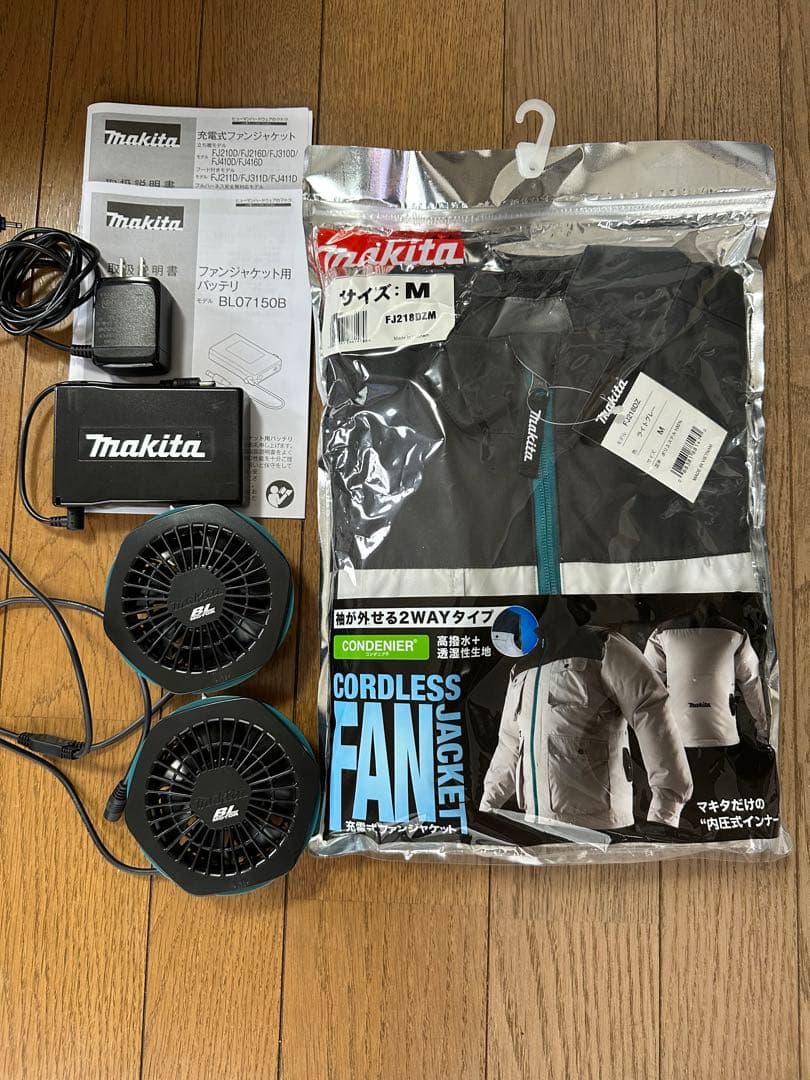 マキタ ファンジャケットセット Mサイズ 新品
