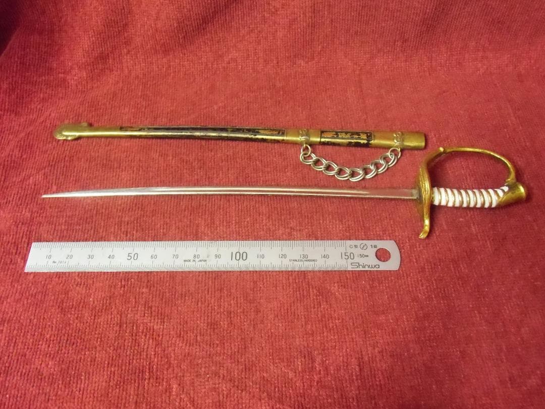 ★１９３０年代＊アメリカ軍＊海軍＊将校用レターオープナー（実物）