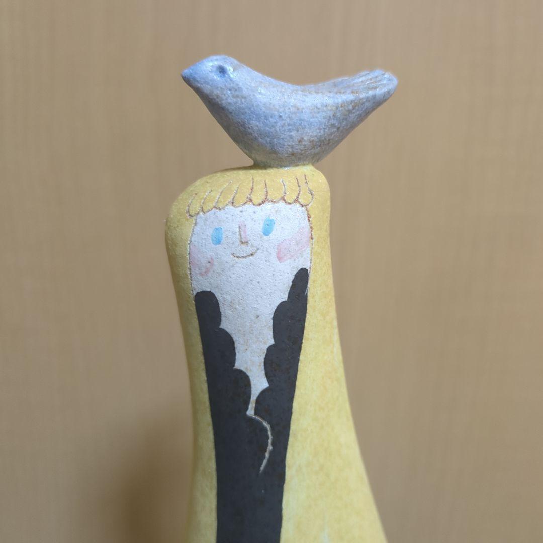 鹿児島睦　ハンドワークス　置き物　ガール フィギュリン