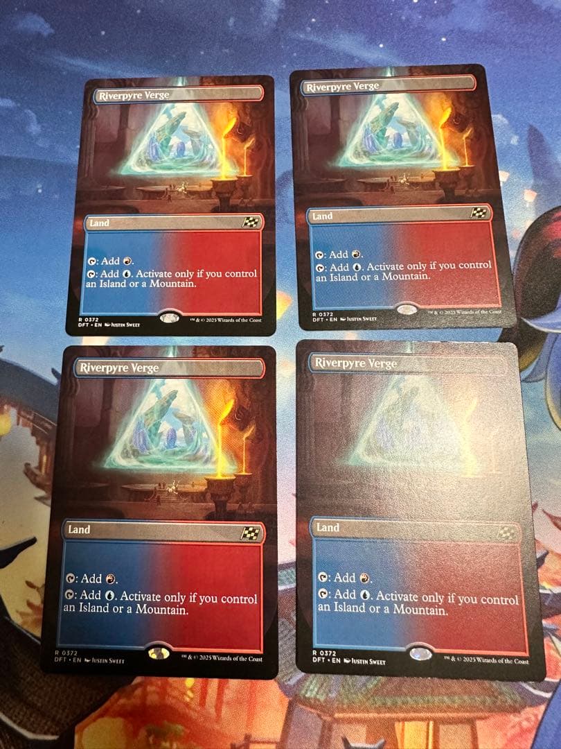 リバーパイアーの境界　英語　ボーダーレス　四枚セット