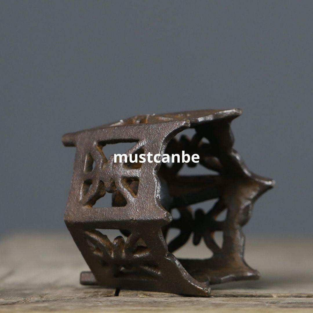 鉄器 燗炉 六角燭台 茶道具 工芸品 置物