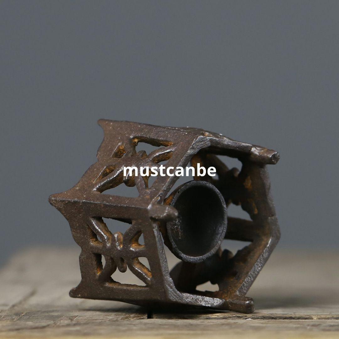 鉄器 燗炉 六角燭台 茶道具 工芸品 置物