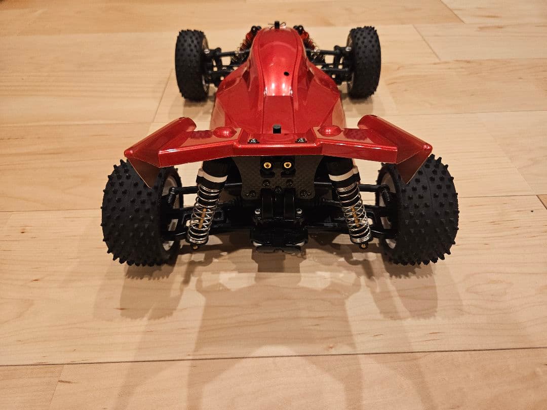 タミヤ TT-02B バギー レッド、サンワ MT-5リモコン付