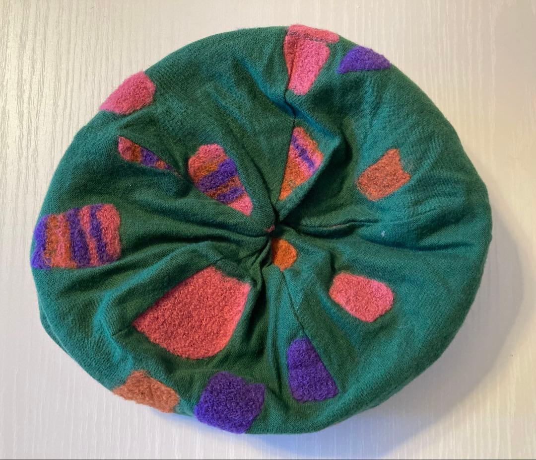 佐藤繊維　M&KYOKO ニット帽　帽子　リバーシブル