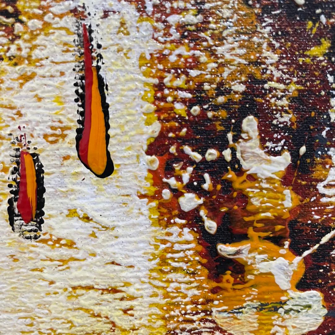 週末セール　モダンアート　インテリア　抽象画　油絵　アジアン　バリ　2枚