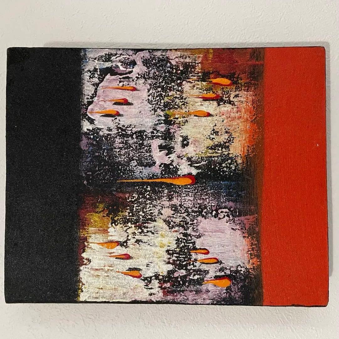 週末セール　モダンアート　インテリア　抽象画　油絵　アジアン　バリ　2枚