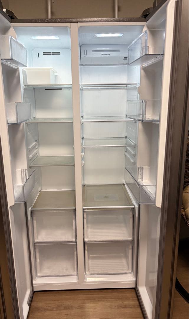 AQUA シルバー冷蔵庫AQR- SBS48R 475L