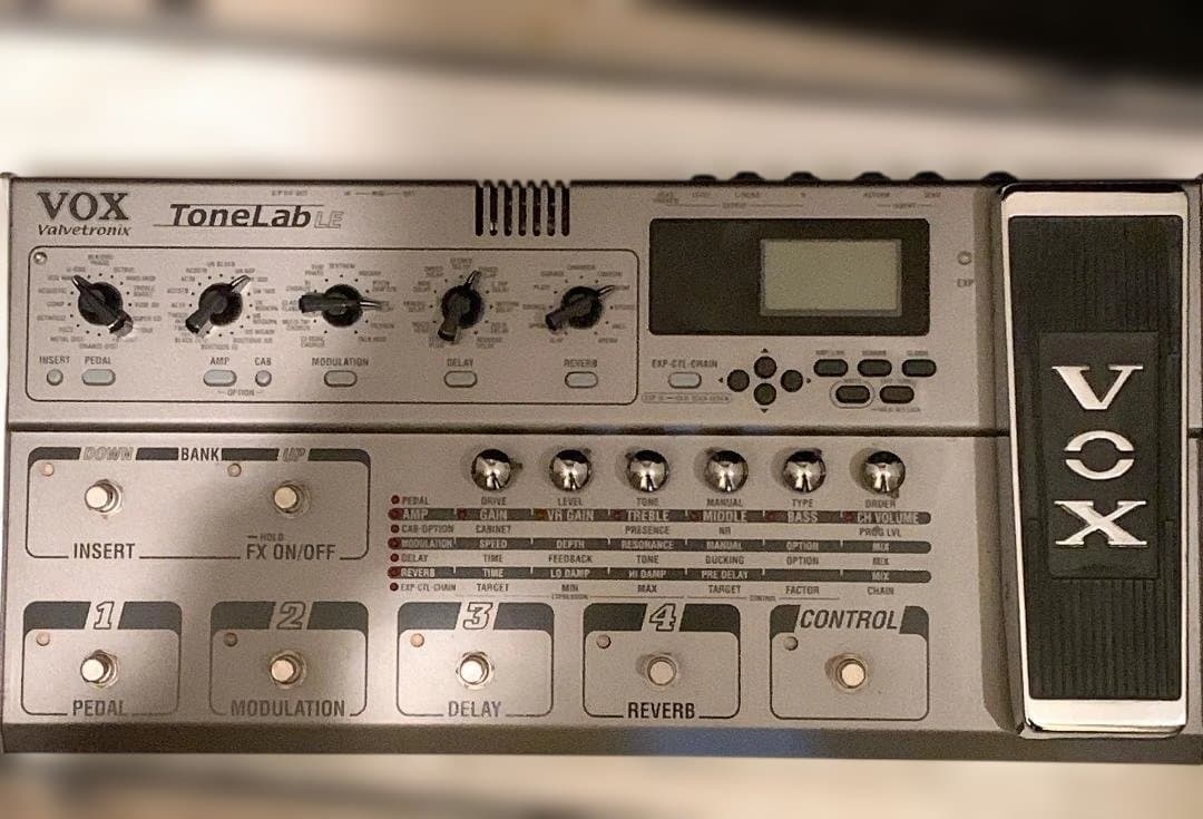 【動作確認済み】VOX ToneLab LE ギターマルチエフェクター