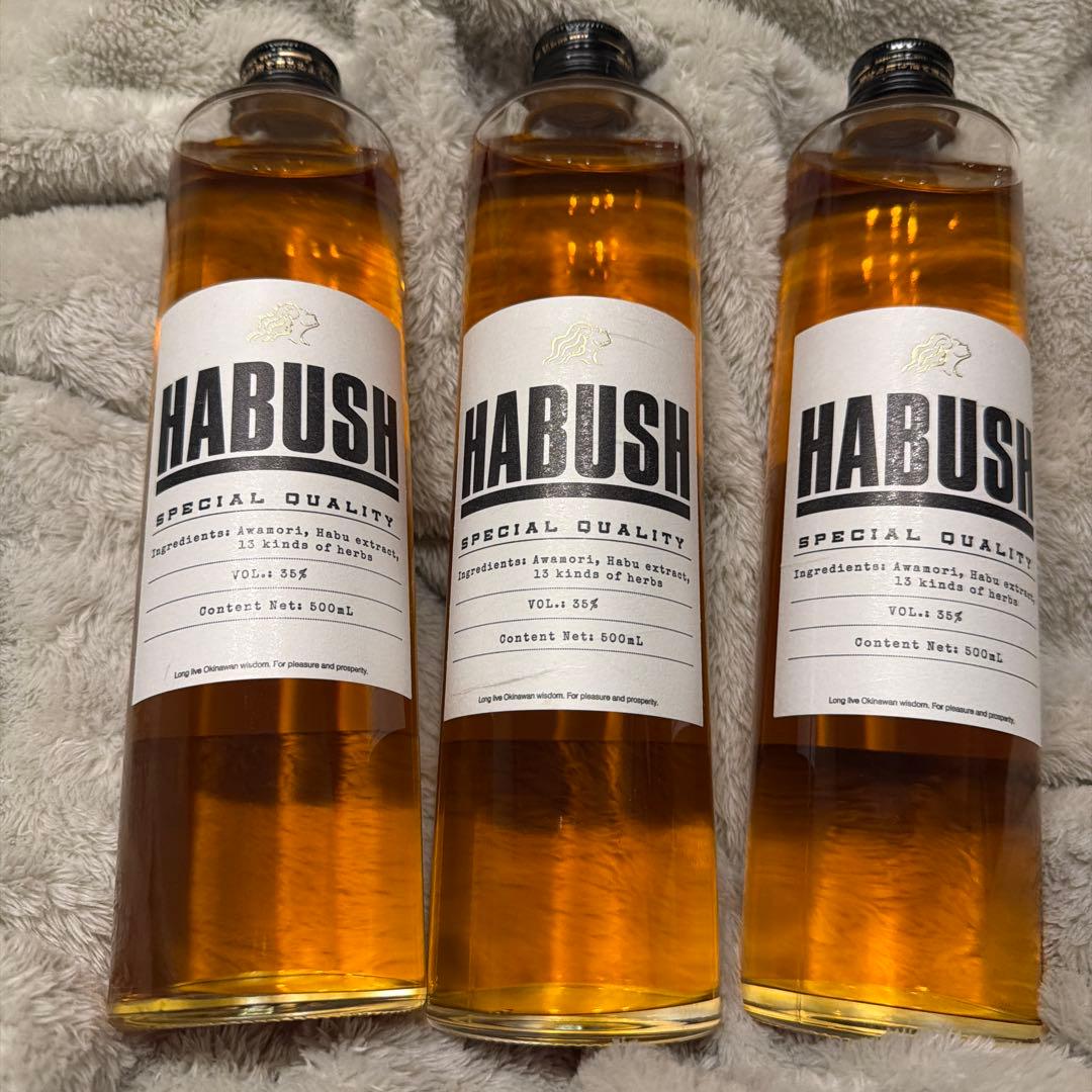 a*n様 HABUSH リキュール 500ml 35% 3本セット